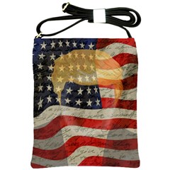 American President Shoulder Sling Bags by Valentinaart