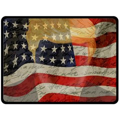 American President Fleece Blanket (large)  by Valentinaart