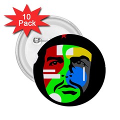 Che Guevara 2 25  Buttons (10 Pack)  by Valentinaart