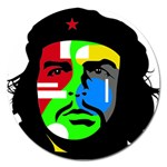 Che Guevara Magnet 5  (Round) Front