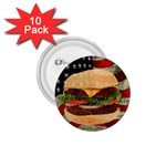 Hamburger 1.75  Buttons (10 pack) Front