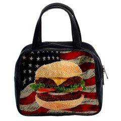 Hamburger Classic Handbags (2 Sides) by Valentinaart