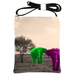 Africa  Shoulder Sling Bags by Valentinaart