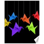 Paper cranes Canvas 16  x 20   15.75 x19.29  Canvas - 1