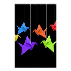 Paper Cranes Shower Curtain 48  X 72  (small)  by Valentinaart
