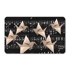 Paper Cranes Magnet (rectangular) by Valentinaart