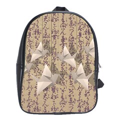 Paper Cranes School Bags(large)  by Valentinaart