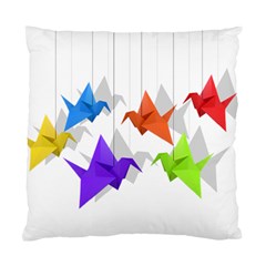 Paper Cranes Standard Cushion Case (one Side) by Valentinaart