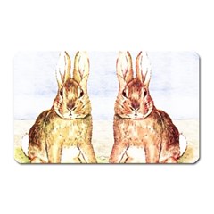 Rabbits  Magnet (rectangular) by Valentinaart