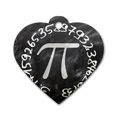 Pi Dog Tag Heart (one Side) by Valentinaart