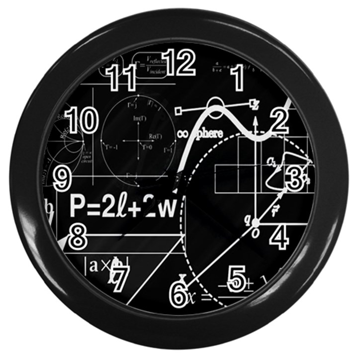 School board  Wall Clocks (Black)