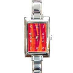 Pattern Rectangle Italian Charm Watch by Valentinaart