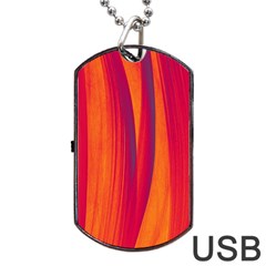 Pattern Dog Tag Usb Flash (two Sides) by Valentinaart