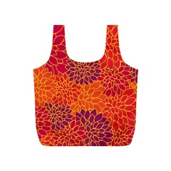 Floral Pattern Full Print Recycle Bags (s)  by Valentinaart