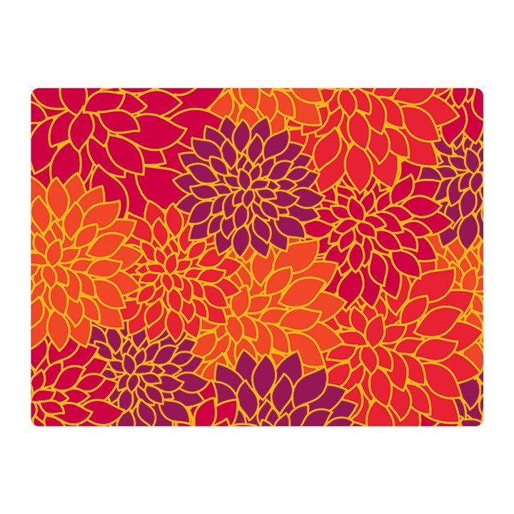 Floral pattern Double Sided Flano Blanket (Mini) 