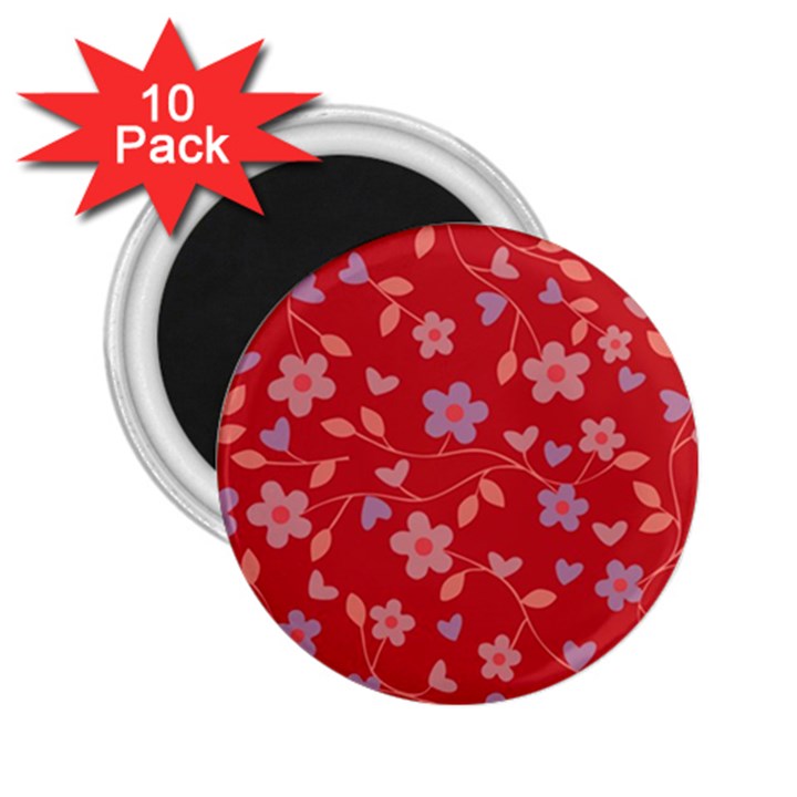 Floral pattern 2.25  Magnets (10 pack) 