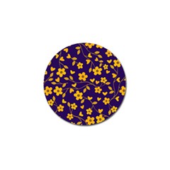 Floral Pattern Golf Ball Marker (4 Pack) by Valentinaart