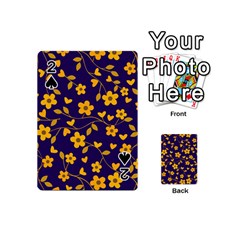 Floral Pattern Playing Cards 54 (mini)  by Valentinaart