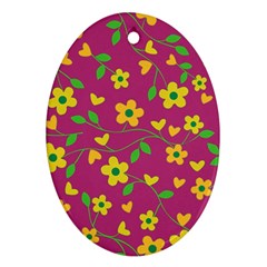 Floral Pattern Ornament (oval) by Valentinaart