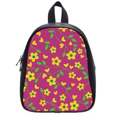 Floral Pattern School Bags (small)  by Valentinaart