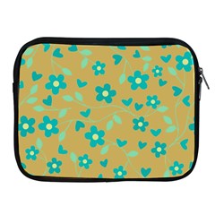 Floral Pattern Apple Ipad 2/3/4 Zipper Cases by Valentinaart