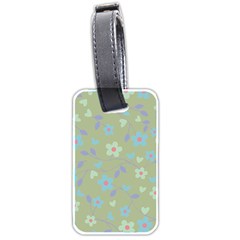 Floral Pattern Luggage Tags (two Sides) by Valentinaart