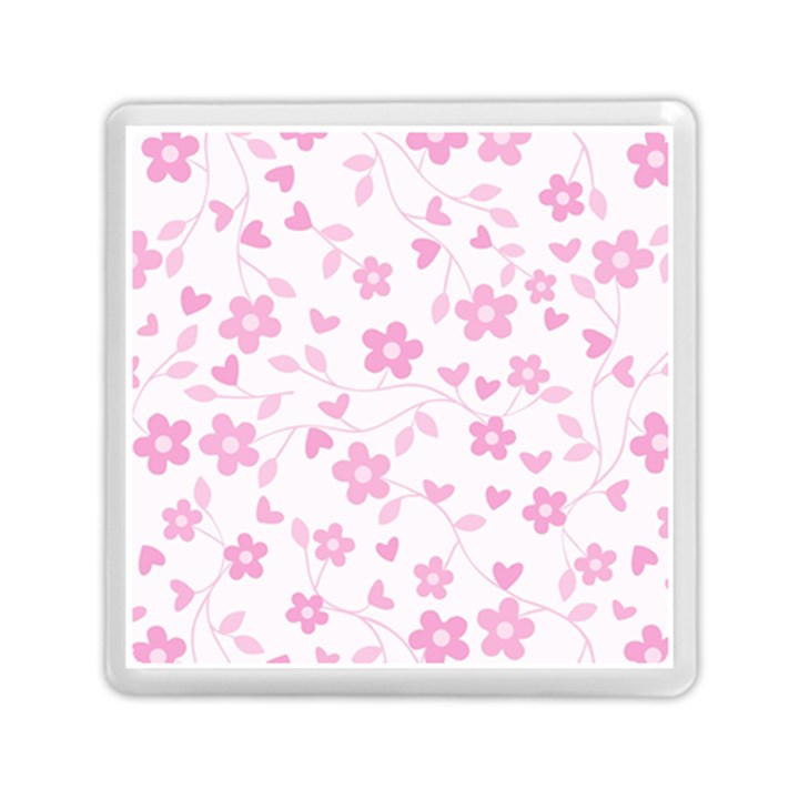 Floral pattern Memory Card Reader (Square) 