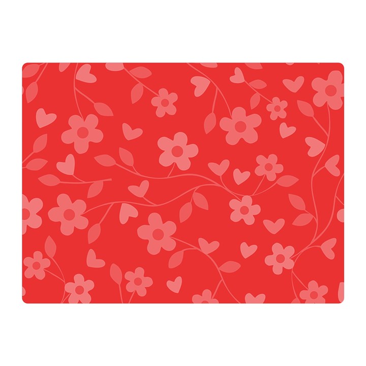 Floral pattern Double Sided Flano Blanket (Mini) 