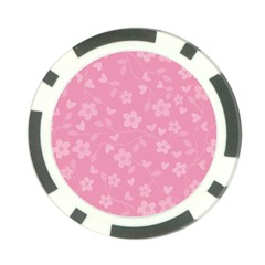 Floral pattern Poker Chip Card Guard
