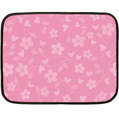 Floral pattern Double Sided Fleece Blanket (Mini) 