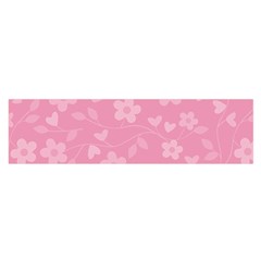 Floral pattern Satin Scarf (Oblong)