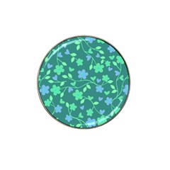 Floral Pattern Hat Clip Ball Marker (10 Pack)