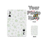 Floral pattern Playing Cards 54 (Mini)  Front - Club3