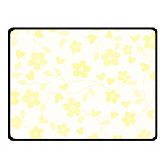 Floral Pattern Fleece Blanket (small) by Valentinaart