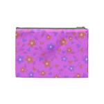 Floral pattern Cosmetic Bag (Medium)  Back