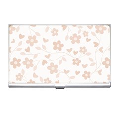 Floral Pattern Business Card Holders by Valentinaart