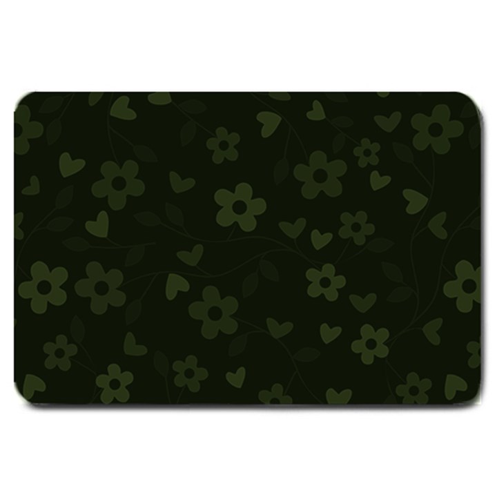 Floral pattern Large Doormat 