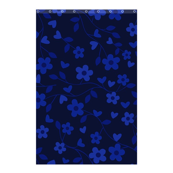 Floral pattern Shower Curtain 48  x 72  (Small) 