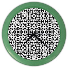 Pattern Color Wall Clocks by Valentinaart