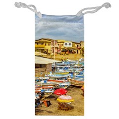 Engabao Beach At Guayas District Ecuador Jewelry Bag by dflcprints