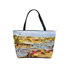 Engabao Beach At Guayas District Ecuador Shoulder Handbags by dflcprints