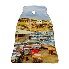 Engabao Beach At Guayas District Ecuador Bell Ornament (two Sides) by dflcprints