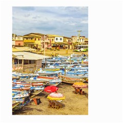 Engabao Beach At Guayas District Ecuador Large Garden Flag (two Sides) by dflcprints