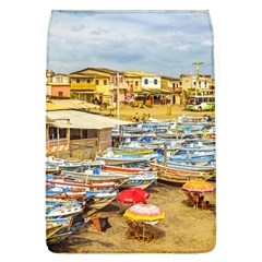 Engabao Beach At Guayas District Ecuador Flap Covers (l)  by dflcprints