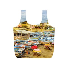 Engabao Beach At Guayas District Ecuador Full Print Recycle Bags (S) 