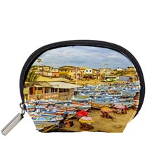 Engabao Beach At Guayas District Ecuador Accessory Pouches (small)  by dflcprints