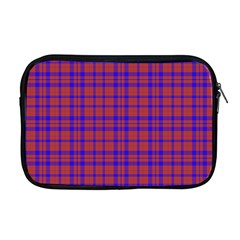 Pattern Plaid Geometric Red Blue Apple Macbook Pro 17  Zipper Case by Simbadda