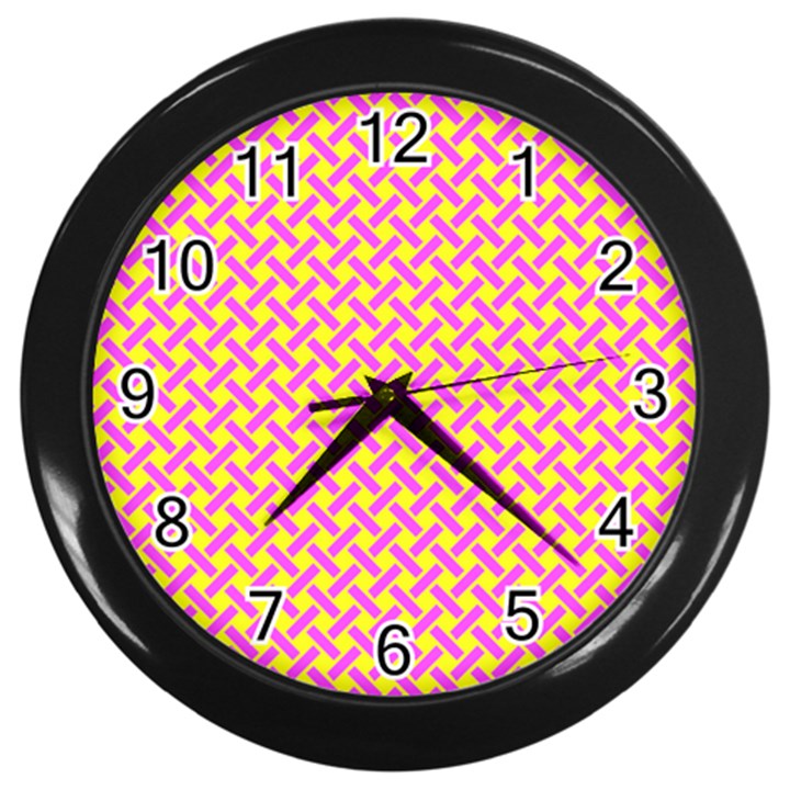 Pattern Wall Clocks (Black)