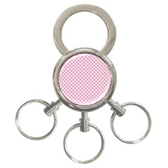 Pattern 3-Ring Key Chains