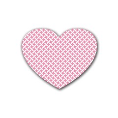 Pattern Rubber Coaster (Heart) 